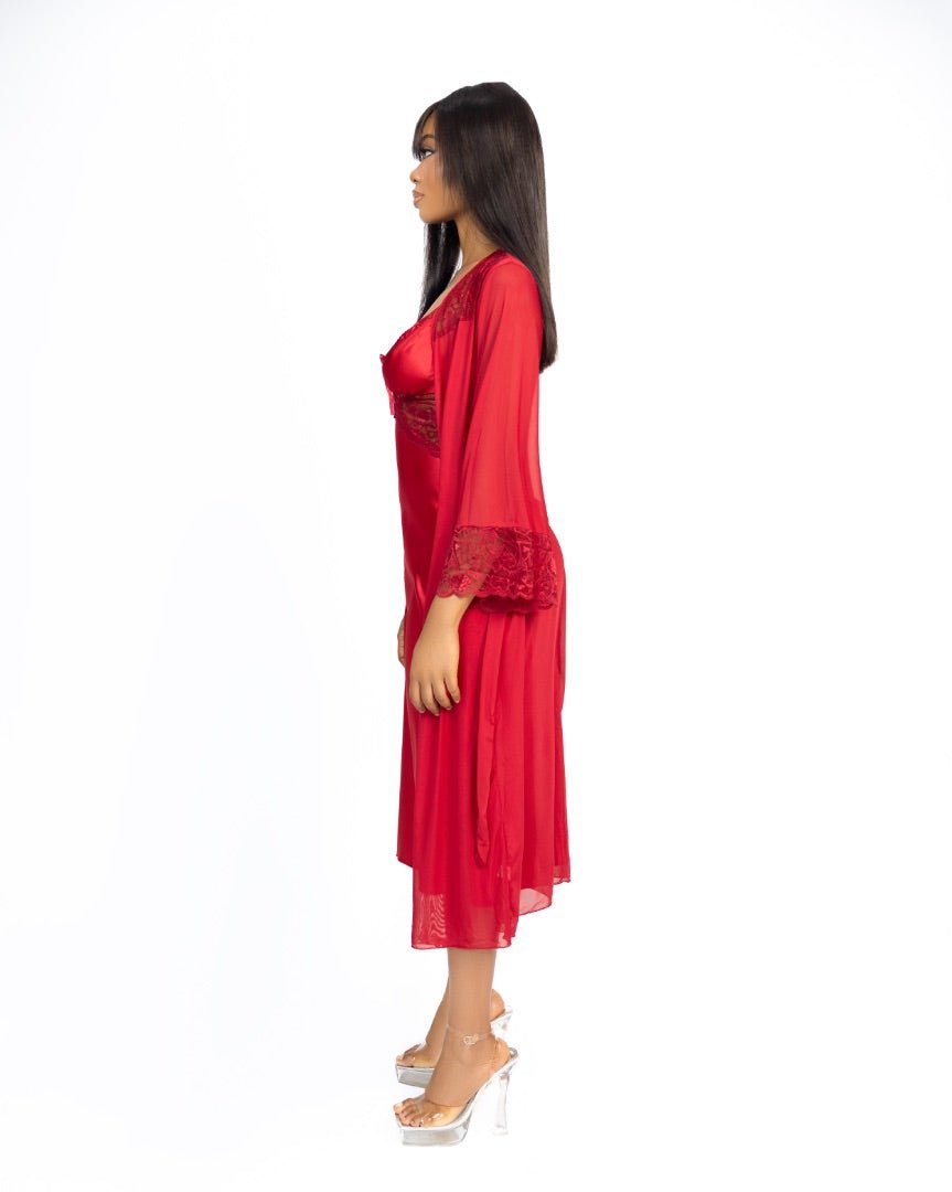 Red Velvet Dusk Sleepdress - EileyNova