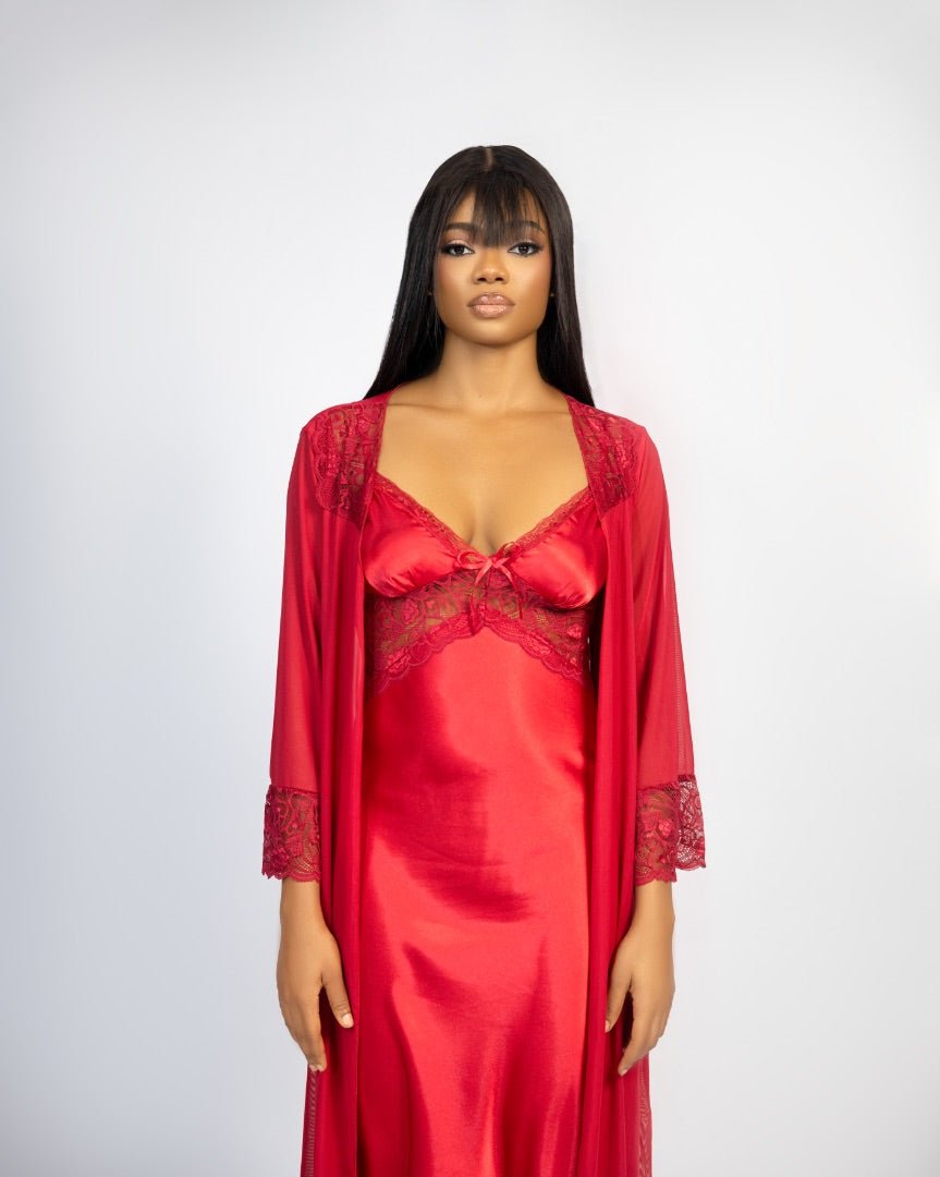 Red Velvet Dusk Sleepdress - EileyNova