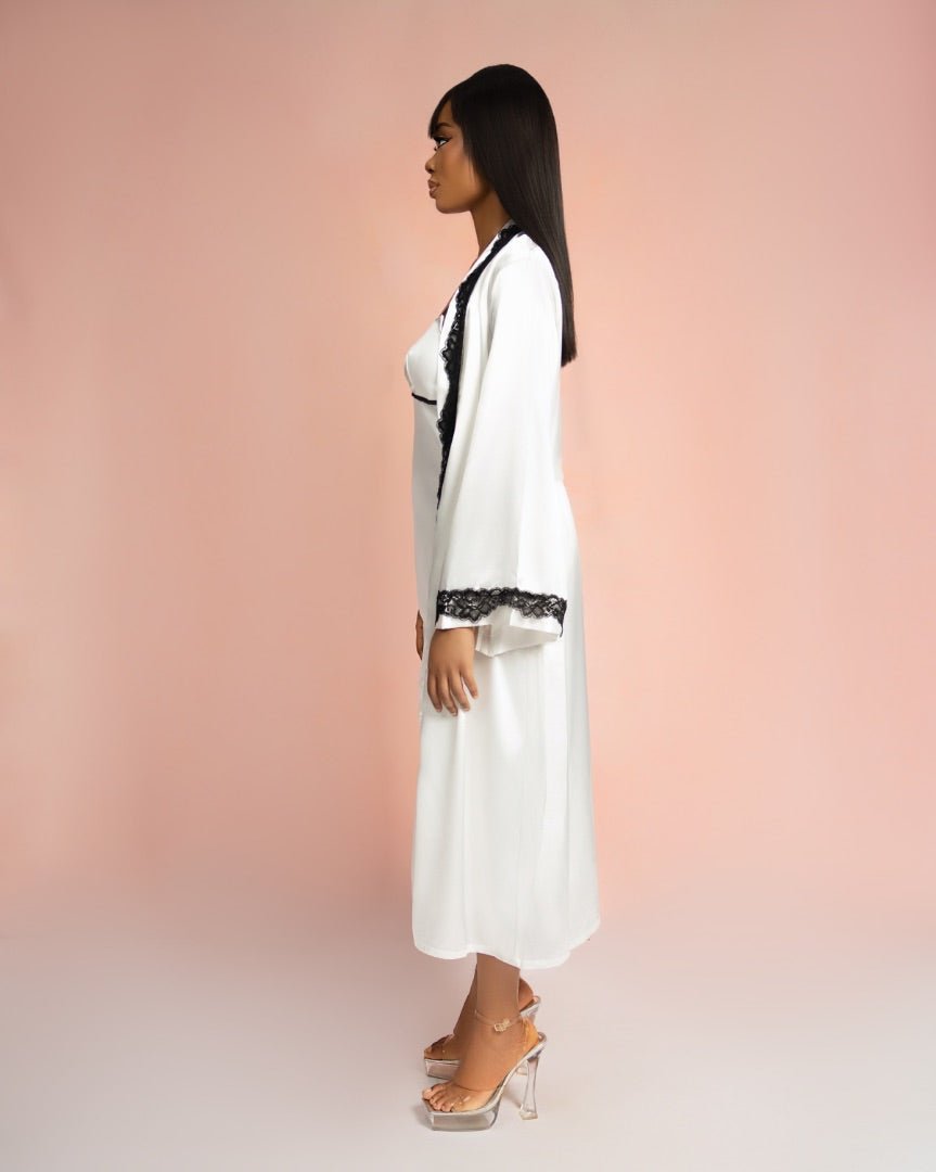 Silk Reverie White Sleepdress - EileyNova