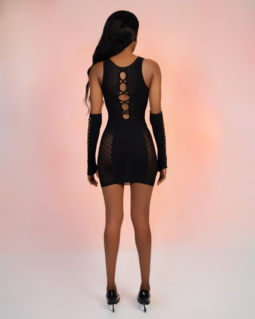 Venus Black Bodysuit - EileyNova