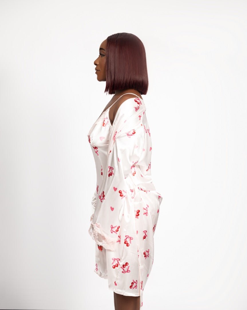 Cherry Bloom Nightfall Nightdress - EileyNova