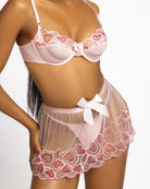 Flirty Halo Lingerie Set - EileyNova