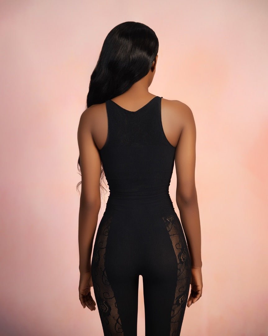 Noir Whisper Catsuit Bodystockings - EileyNova