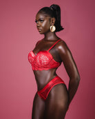 Red temptation lingerie - EileyNova