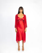 Red Velvet Dusk Sleepdress - EileyNova