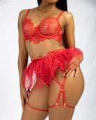 Ruby Rapture Lingerie Set - EileyNova