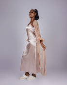 Soft desire satin dress - EileyNova