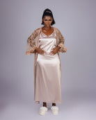 Soft desire satin dress - EileyNova
