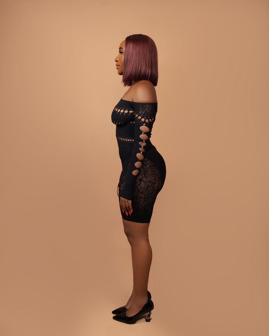 Venus Black Bodysuit - EileyNova