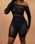 Venus Black Bodysuit - EileyNova