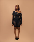 Venus Black Bodysuit - EileyNova